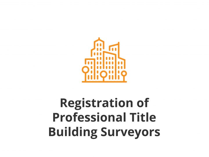 Registration of Professional Title Building Surveyors